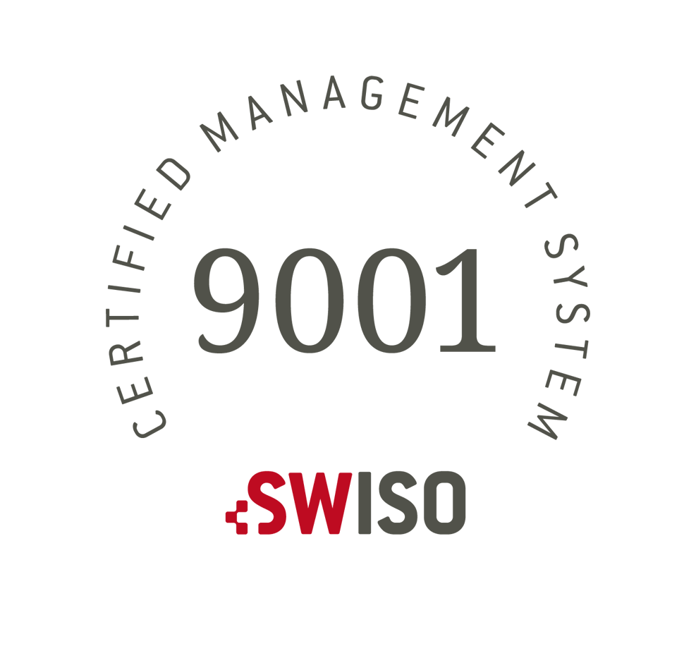 SWISO ISO 9001:2015 zertifiziert